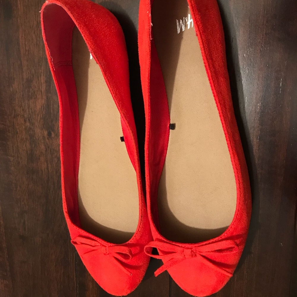 H&M Red Flats